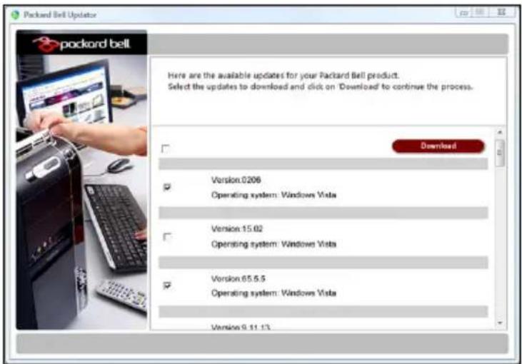 PACKARD BELL iMax - Packard Bell Updater - 1