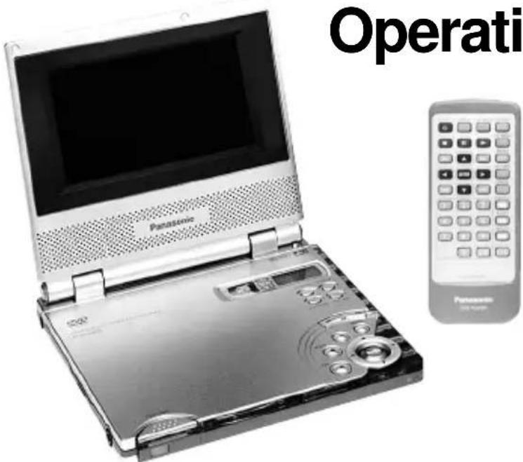 PANASONIC DVDLV57 - Operating Instructions - 1
