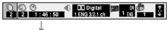PANASONIC DVDLV57 - Appuyer sur [DISPLAY]. - 1