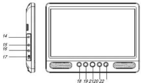 DENVER MTW1085TWIN - Identificação dos comandos Unidade principal - 2