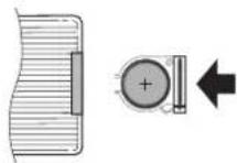 LENCO DVP737 - Insertion de la batterie - 2