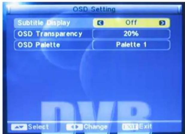 XORO HSD 7790 - OSD Setting - 1