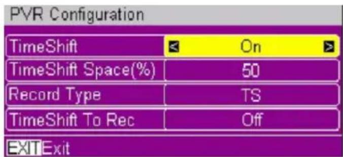 XORO HSD 7790 - Configuration Enregistreur - 1