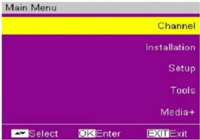 XORO HSD 7790 - DVB-T Setup - 1