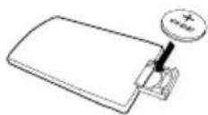 SALORA DVP7040TWIN - To Change the Remote Control Battery - 2