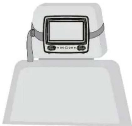 SALORA DVP7040TWIN - Positioning the DVD Player/Monitor On Headrest - 2
