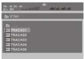 SALORA DVP7748DUO GC - Playing MP3 files in date disc - 1