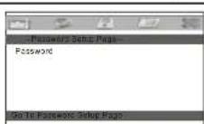 SALORA DVP7030TWIN - Password Instelpagina - 1