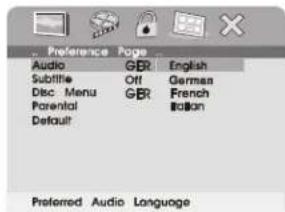 SALORA DVP7021TWIN - PREFERENCE PAGE (Voreinstellungen) - 4