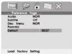 SALORA DVP7021TWIN - Parental Preference Screen Display - 1