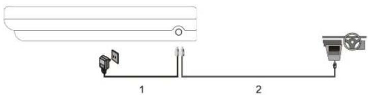 SALORA DVP7021TWIN - Powering the system in a car (Refer to Figure 1) - 1