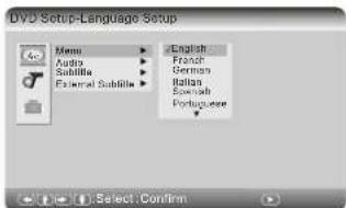 SALORA DVP7026DVBT - Menu - 1