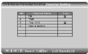 SALORA DVP7026DVBT - Contrôle parental - 4