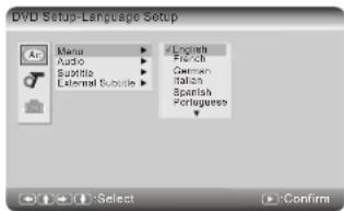 SALORA DVP7026DVBT - Menu - 1