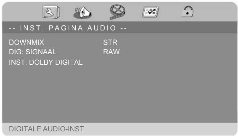 MEDION MD 84484 LIFE E72044 - Menu INSTALLATIEPAG. AUDIO - 1