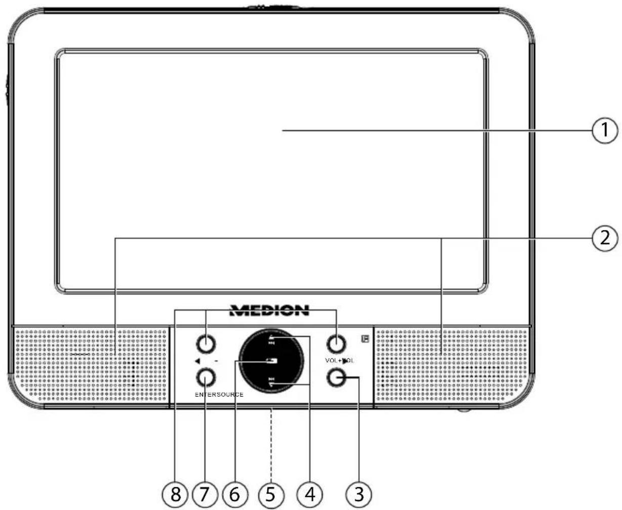 MEDION MD 84484 LIFE E72044 - Dvd-speler - 1