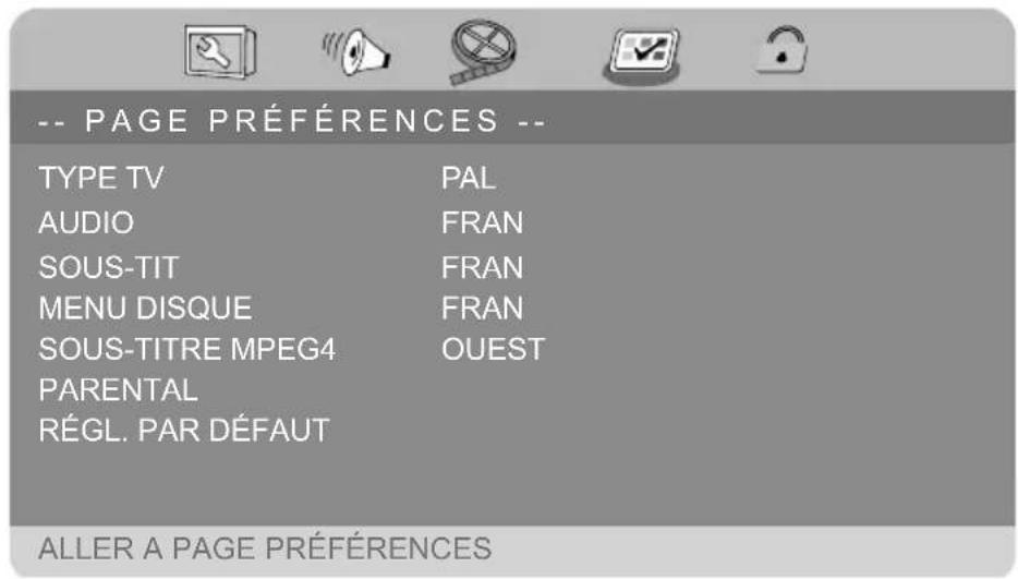 MEDION MD 84484 LIFE E72044 - 11.5.PAGEPRÉFÉRENCES - 1