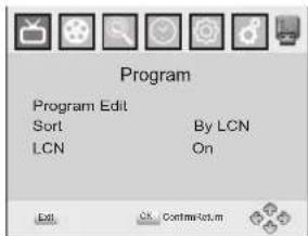 LENCO TFT726 - Programmeinstellungen - 1