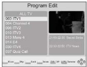 LENCO TFT726 - Programme bearbeiten - 1