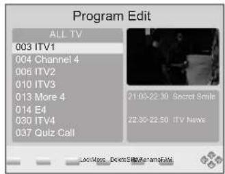 LENCO DVP9412 - Edición de programas - 1