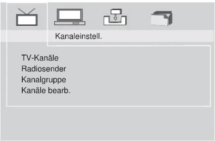 MEDION MD 84216 LIFE P72040 - Menü Kanaleinstellungen - 1