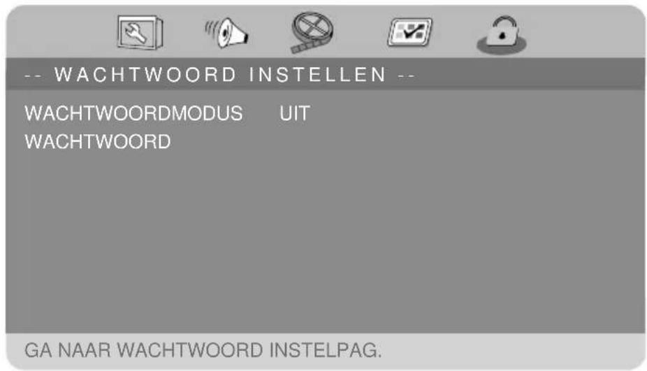 MEDION MD 84106 LIFE P72027 - Menu WACHTWOORD INSTELLEN - 1