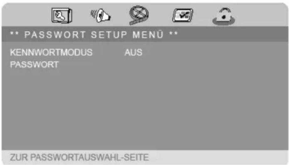 MEDION MD 84106 LIFE P72027 - PASSWORT SETUP ME NÜ - 1