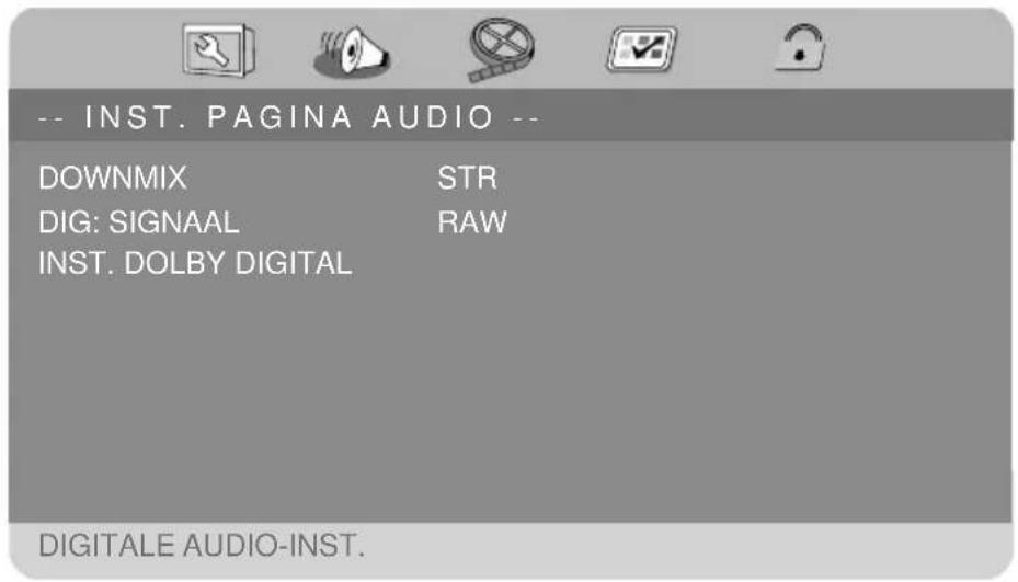 MEDION MD 84106 LIFE P72027 - Menu INSTALLATIEPAG. AUDIO - 1