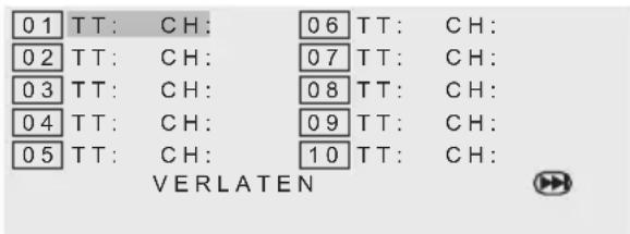 MEDION MD 83598 LIFE E72037 - U stelt als volgt de volgorde in: - 2