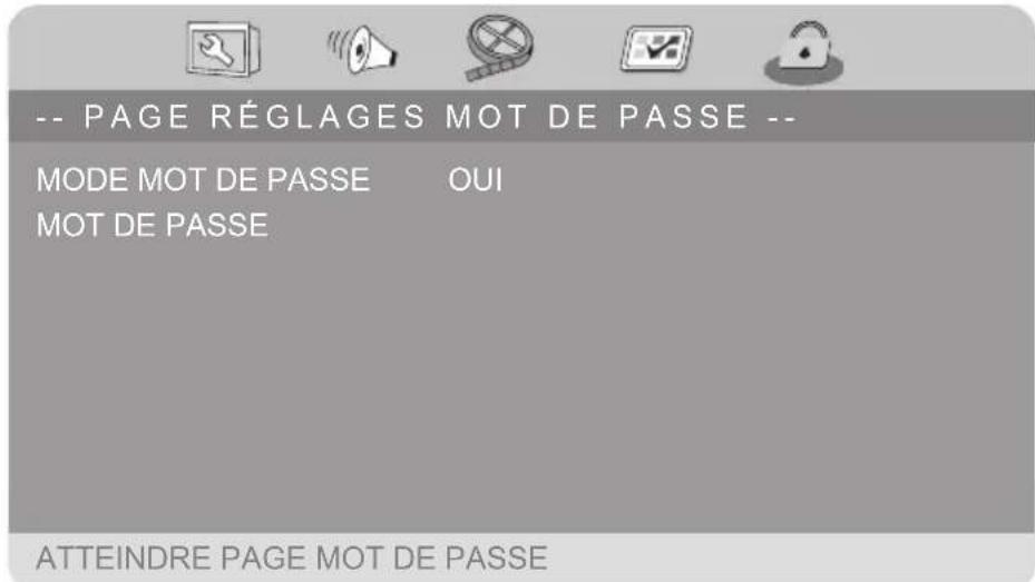 MEDION MD 83598 LIFE E72037 - PAGE RÉGLAGES MOT DE PASSE - 2