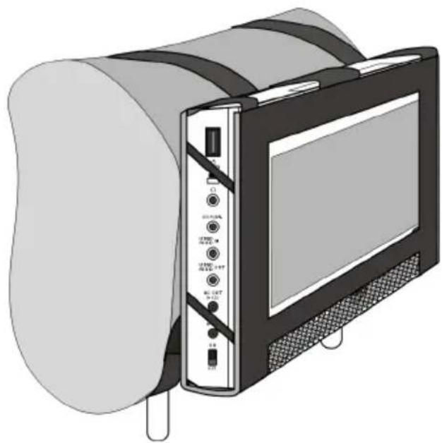 MEDION MD 82287 LIFE E72003 - U bevestigt de tas en het apparaat als volgt: - 2