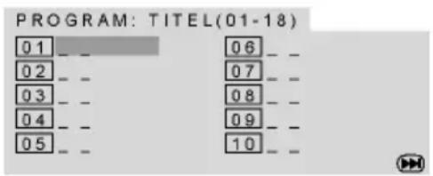 MEDION MD 82287 LIFE E72003 - Menu de programmation du CD Menu de programmation du DVD - 1