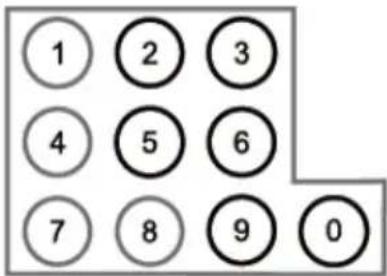 Difrnce PDVD9000TWIN - Numerieke Toetsenbord - 1