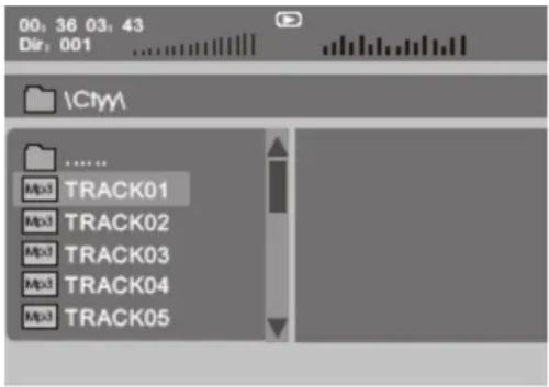 Difrnce PDVD7030 - Reproducción de archivos MP3 - 1