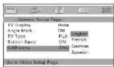 Difrnce PDVD7030 - System Setup - 1