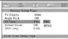 Difrnce PDVD7030 - General Setup Page - 3