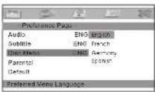 Difrnce PDVD7030 - Preference Page - 3