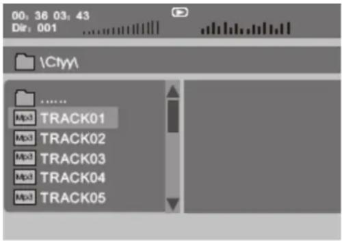 Difrnce PDVD7020 - MP3 Bestanden Afspelen - 1