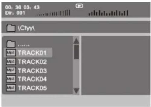 Difrnce PDVD7020 - Lecture de fichiers MP3 - 1