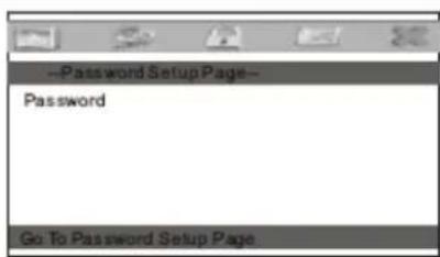 Difrnce PDVD7020 - Page de configuration du mot de passer - 1