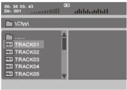 Difrnce PDVD7020 - Reproduccion de ARCHIVOS MP3 - 1
