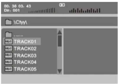 Difrnce PDVD7020 - Wiedergabe von MP3-Datcien - 1