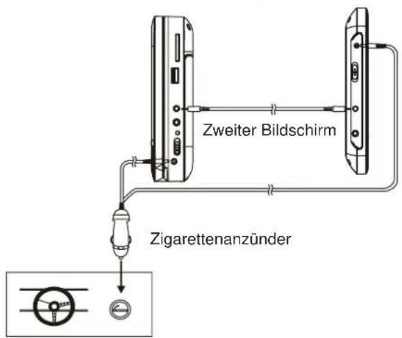 AudioSonic DV1822 - ANSCHLUSS DES ZWEITEN BILDSCHIRMS - 1