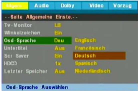 Axxion AXX208 - LANGUE D'AFFICHAGE (langue d'affichage) - 1