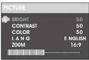 Axxion AXX1403 - Einstellungsmenü - Zweitbildschirm Bild-Einstellungen - 1