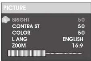 Axxion AXX1403 - Menu réglage écran secondaire Page image - 1