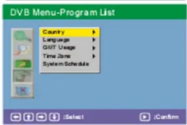 Axxion ADVP205 - Menu DVB – Contrôle parental - 1