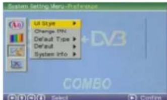 Axxion ADVP206 - Système Menu-Préférences - 1