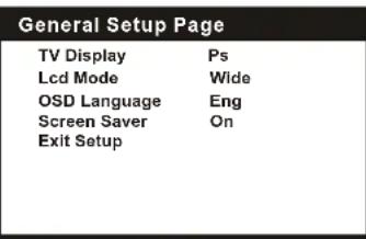 Axxion ADVD1202 - CONFIGURATION GÉNÉRALE (GENERAL SETUP PAGE) - 1