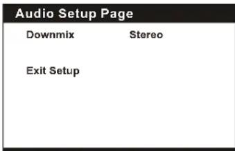 Axxion ADVD1202 - CONFIGURATION AUDIO (AUDIO SETUP PAGE) - 1